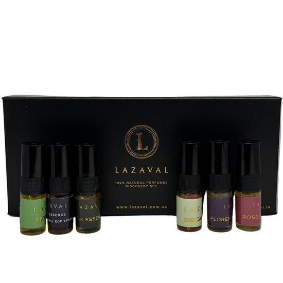 100% Natural Perfume Discovery Set by Lazaval Perfumes