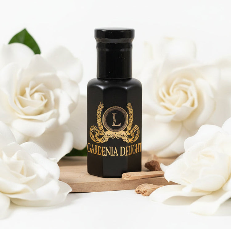 Gardenia Delight by Lazaval is a 100% Natural Perfume Oil
