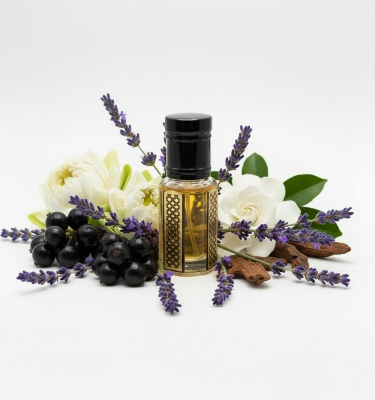 Lavender Perfume with 100% Natural & Organic Essential Oil Fragrance by Lazaval Perfumes