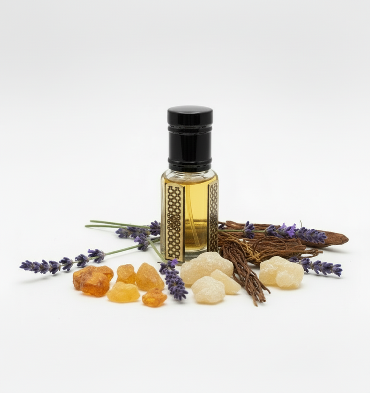 Lavender Perfume with 100% Natural & Organic Essential Oil Fragrance by Lazaval Perfumes
