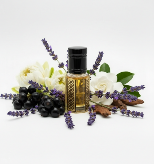 Lavender Perfume with 100% Natural & Organic Essential Oil Fragrance by Lazaval Perfumes
