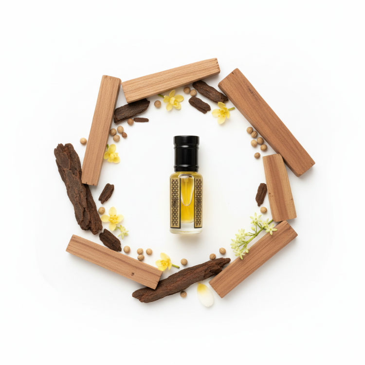 100% Natural sandalwood perfume oil by lazaval perfumes